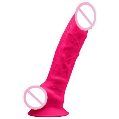 Фаллоимитатор SilexD Vetus Pink (MODEL 1 size 8in), двухслойный, силикон+Silexpan, диаметр 4,2см: Назначение Вагинальные