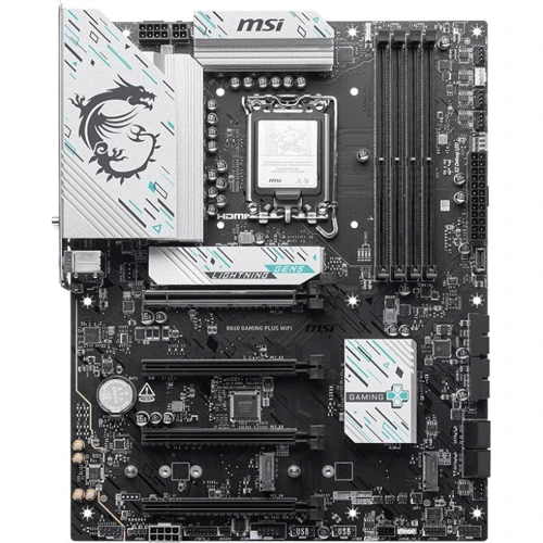 MSI B860 GAMING PLUS WIFI: Оперативна пам'ять 4xDDR5 8600+ МГц, до 256 ГБ