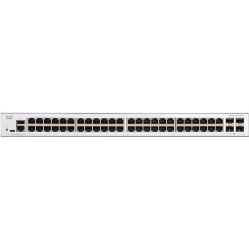 Сетевой коммутатор Cisco C1200-48P-4G: Порты только Gigabit Ethernet (10/100/1000)