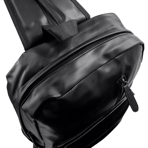 Мужской рюкзак Valiria Fashion черный (3DETBM9811-2): Фактура Матовая, Гладкая