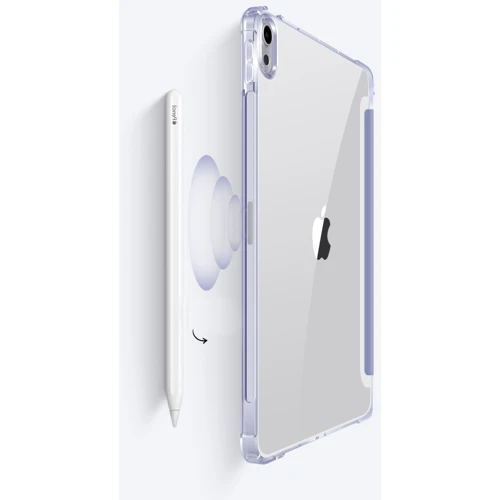Аксессуар для iPad BeCover Case Book Soft Edge with Pencil mount Purple (706823) for iPad Air 2020/iPad Air 2022: Материал искусственная кожа