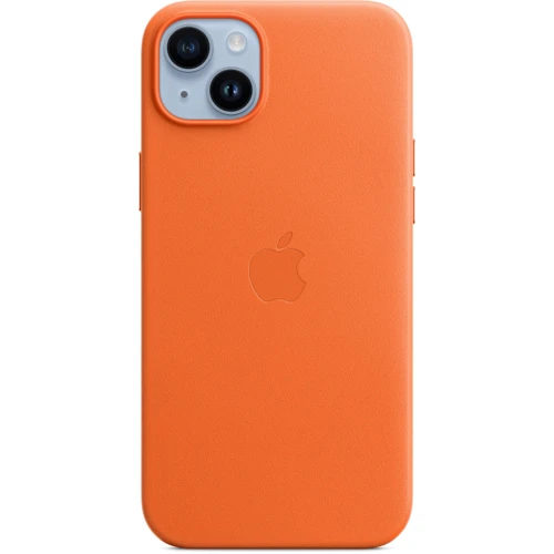 Чохол для iPhone Apple for iPhone 14 Plus Leather Case with MagSafe Orange (MPPF3) 