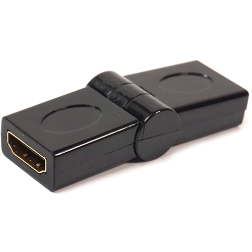 Кабель і перехідник PowerPlant HDMI AF - AF, 360 градусів (KD00AS1299)