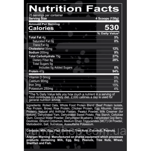 Протеин Redcon1 MRE 3250 g / 25 servings / Strawberry Shorcake: Вид Многокомпонентные