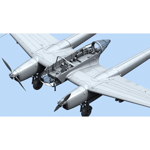 Немецкий самолет-разведчик FW 189A-1 WWII German Reconnaissance Plane (ICM72291) фото 4