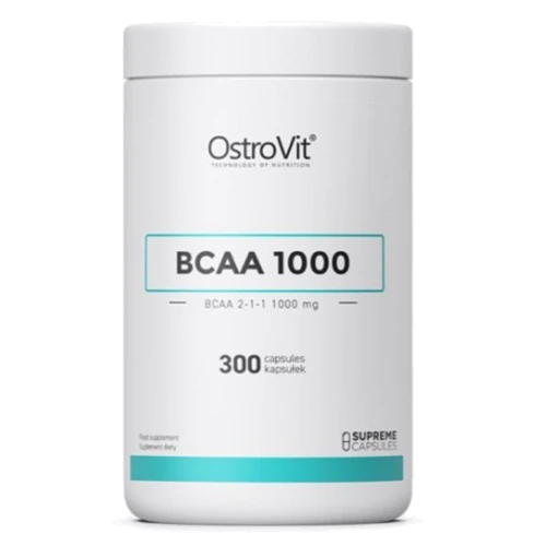 Аминокислота для спорта OstroVit BCAA 1000 mg 300 caps / 60 servings
