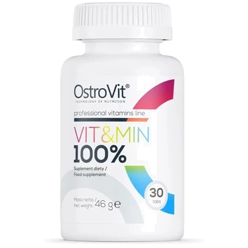 OstroVit 100% Vit&Min 30 tabs