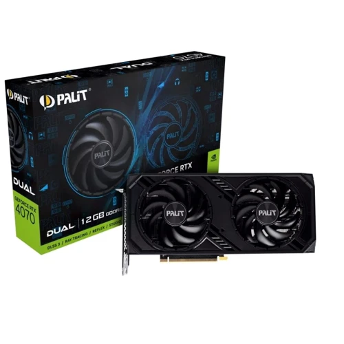 Видеокарта Palit GeForce RTX 4070 Dual (NE64070019K9-1048D)