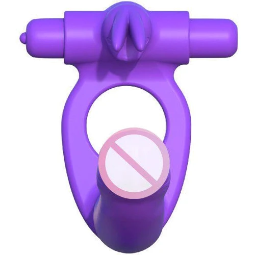 Насадка для двойного проникновения Silicone Double Pene Rabbit