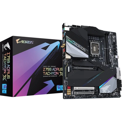 Gigabyte Z790 AORUS TACHYON X: Дополнительно Поддержка UEFI, Поддержка RAID, Адаптер Wi-Fi