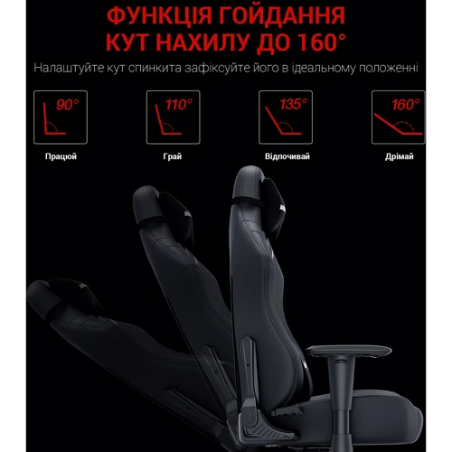 Ігрове крісло Anda Seat Luna Back/Blue Size L фото 16