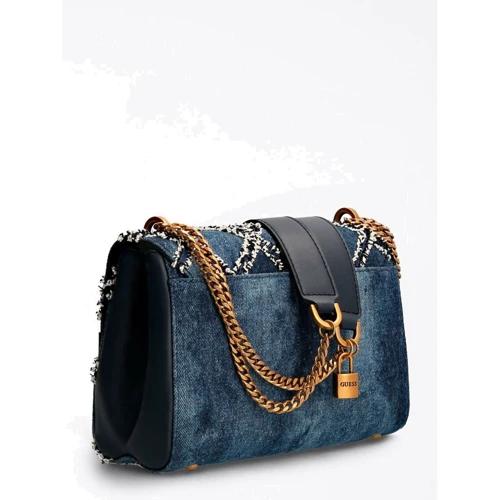 Женская сумка через плечо Guess Katey Flap Shoulder Bag синяя (HWQD7870190-DMU): Тип Сумки