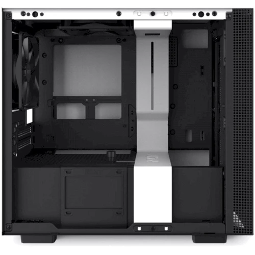 Корпус NZXT H210i Matte White/Black Tempered Glass (CA-H210I-W1): Материал передней панели пластик