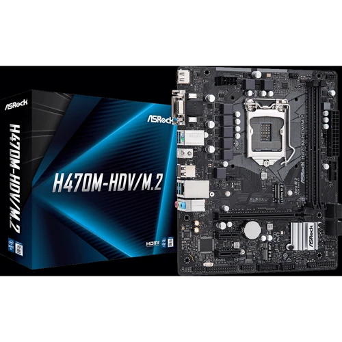 ASROCK H470M-HDV / M.2: Оперативна пам'ять 2xDDR4 2933 МГц, до 64 ГБ