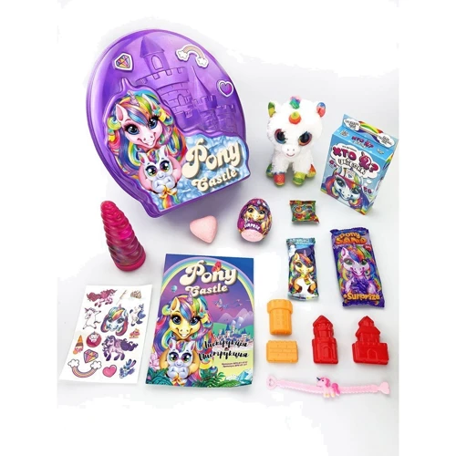 Набор для творчества Danko Toys 12в1 Pony Castle