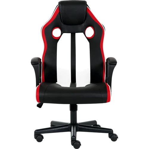 Геймерское кресло GT Racer X-2301 Black/White/Red фото 1