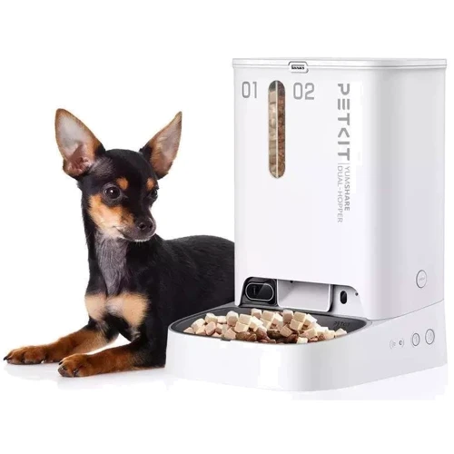 Смарт годівниця Petkit YumShare Dual-Hopper with Cam P591: Розміри 36.2х29.3х24.75 см