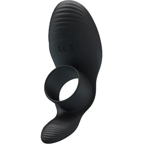 Виброкольцо LYBAILE Pretty Love Vibration Penis Sleeve Black (BI-210198)