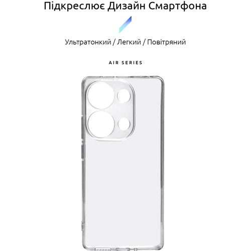 Чехол для телефонов ArmorStandart Air Series Camera cover Transparent for Xiaomi Poco M6 Pro 4G (ARM74158): Совместимость Xiaomi Poco M6 Pro 4G