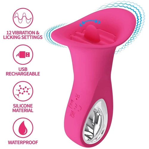 Стимулятор клитора LYBAILE Pretty Love Clyde Pink (BI-300080)