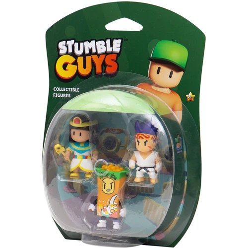 Набір колекційних фігурок Stumble Guys - Сенсей Фаєрфіст, Клеопатра, Кілер (SG2020-4): Тип Набор игровых фигурок
