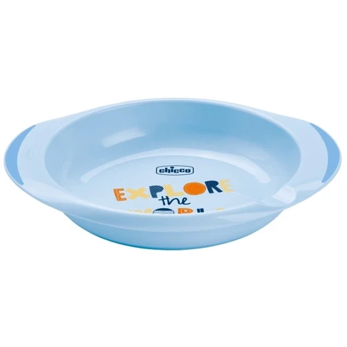 Набор тарелок Chicco Easy Feeding New 12 месяцев 2 штуки голубой (16002.20.00)
