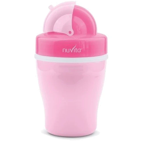 Детский поильник Nuvita 18м+ 200мл. с трубочкой Розовый (NV1436Pink)