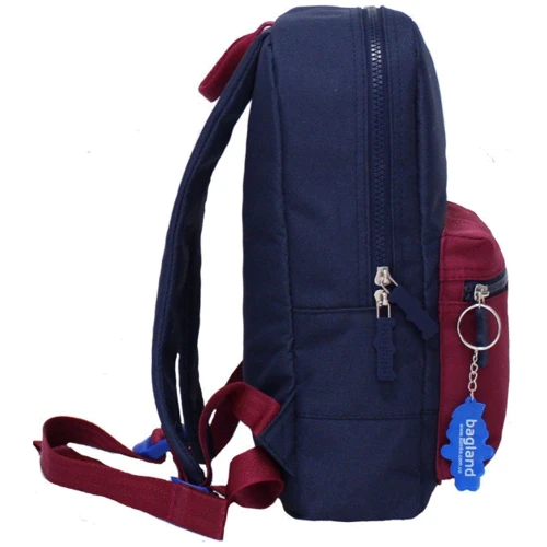 Рюкзак Bagland Молодежный mini 8 л. 330 чорнильний/вишня (0050866): Возрастная группа от 6 до 10 лет