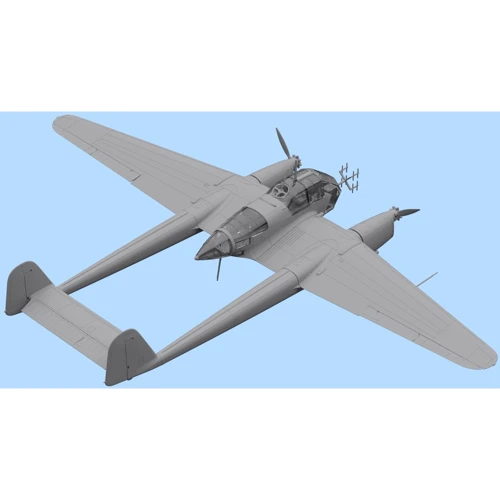 Германский ночной истребитель FW 189A-1 WWII German Night Fighter (ICM72293)