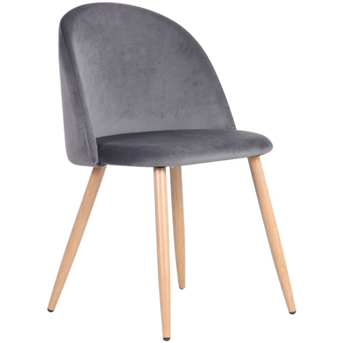 Стул обеденный AMF Sherry beech/dark grey velvet (545870): Производитель AMF