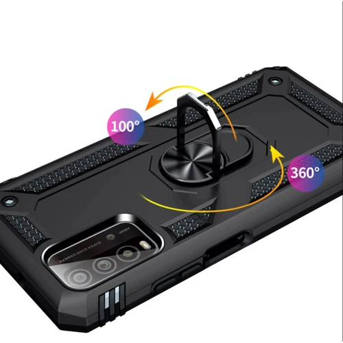 Аксессуар для смартфона BeCover Military Black for Xiaomi Redmi Note 9 4G / Redmi 9T / Redmi 9 Power / Poco M3 (706646)
