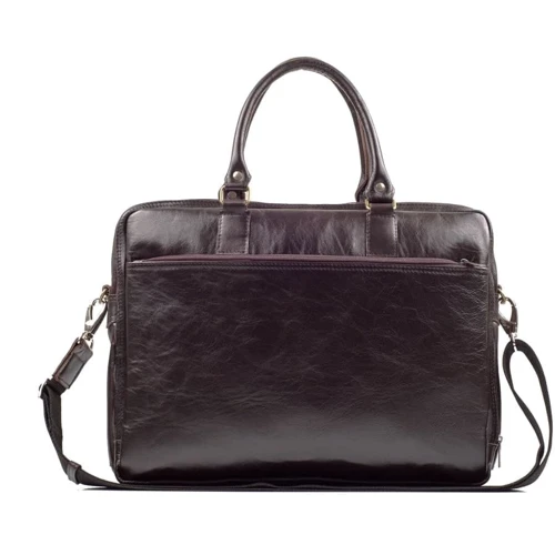 Сумка для ноутбуков Solier 17" DUNDEE Leather Case Brown (SL01Brown): Материал кожа