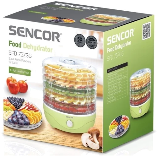 Сушка овощей Sencor SFD 757GG: Мощность, Вт 250