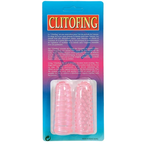Насадка на палец Clitofing, розовые