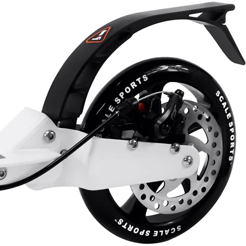 Двоколісний самокат Scale Sports SS-04 White Дисковий гальмо: Максимальне допустиме навантаження, кг 100 кг