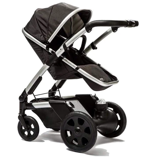 Универсальная коляска 2 в 1 Heetee Mayfair Black/black: Материал колес полиуретан