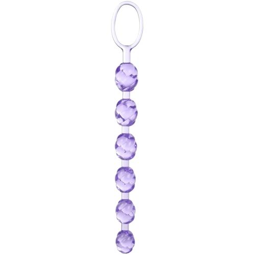Анальные бусы California Exotic Novelties Swirl Pleasure Beads (фиолетовый)