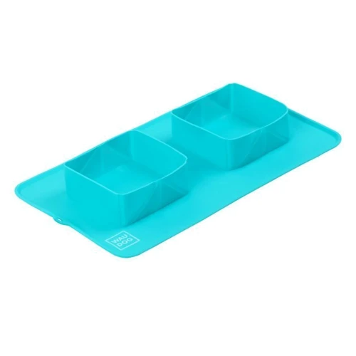Миска складана WAUDOG Silicone 385х230х50 мм блакитний (50802): Матеріал Силикон