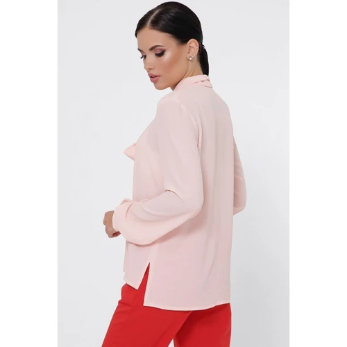 Блуза FashionUp BZ-1781D 44 світло-рожева з довгим рукавом: Сезон Демісезон