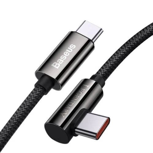 Кабель Baseus Cable USB-C to USB-C Legend Elbow 100W 1m Black (CATCS-01): Тип USB-C - USB-C