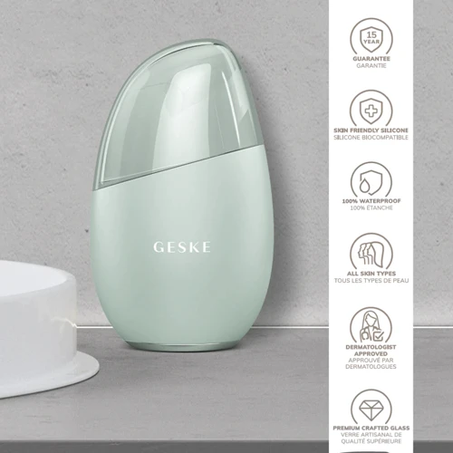 Массажер GESKE Cool&Warm Eye and Face Massager 7в1 green
