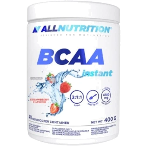 Амінокислота для спорту All Nutrition BCAA Instant 400 g /40 servings/ Strawberry: Смак Полуниця