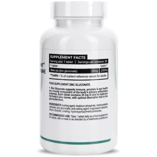 Progress Nutrition Zinc Gluconate Цинк 25 мг 90 таблеток: Тип Цинк