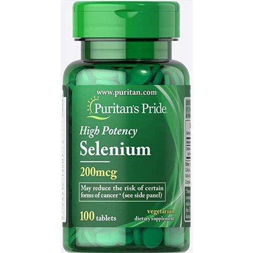 

Puritan's Pride Selenium 200 mcg 100 tabs (PTP-13201)