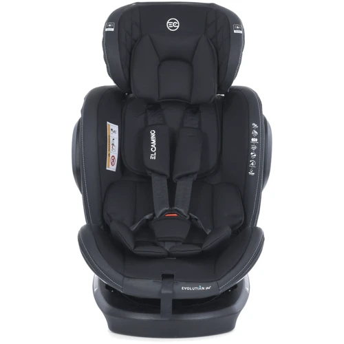 Автокрісло El Camino EVOLUTION 2 360 ME 1045-1 ISOFIX 0-36 кг Royal Black фото 7