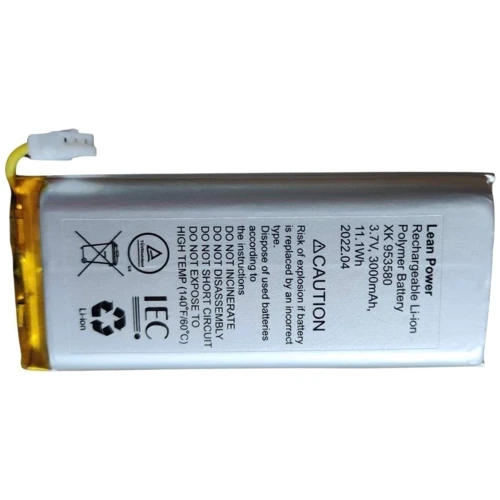 Акумулятор для хаба Ajax Hub 2 Plus, Rex 2, 3,7V 3000mAh 11.1Wh