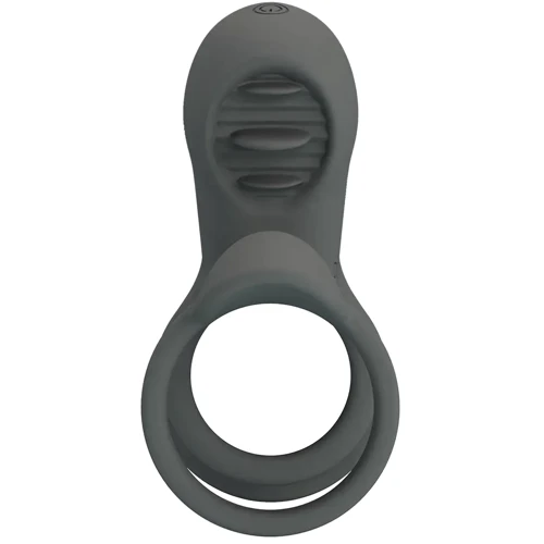 Насадка с вибрацией LYBAILE Pretty Love Master Ring Gray (BI-040135-1)