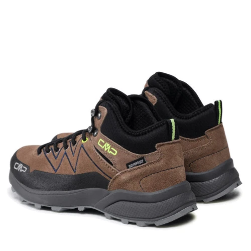 Ботинки CMP Kaleepso Mid Hiking Shoe Wp (31Q4917-P773) 43 (44) коричневые натуральная замша зима фото 2