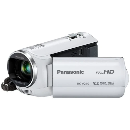 Цифровая видеокамера Panasonic HC-V210EE-W White: Экран 2.7", 230 400 пикселей
