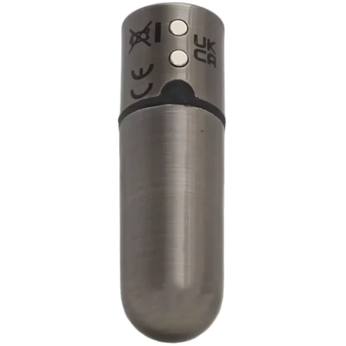 Вибропуля PowerBullet - First-Class Bullet 2.5" with Key Chain Pouch, Gun Metal